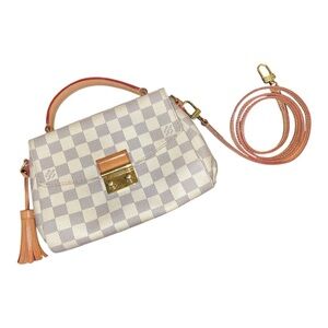 Louis Vuitton Croisette Damier Azur Crossbody Bag